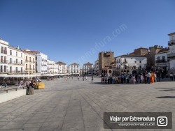 La Plaza Mayor de Cáceres