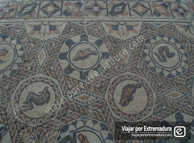 Casa del Anfiteatro en Mérida - mosaico