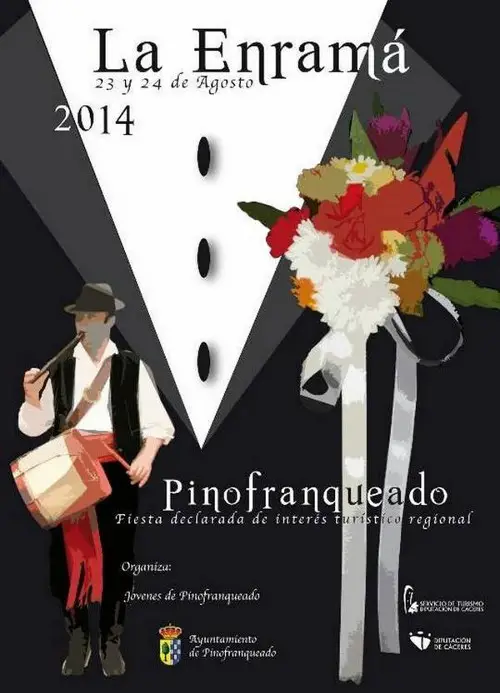La Enramá de Pinofranqueado. Fiestas de Extremadura