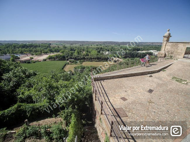 Vistas del valle del Alagón desde Coria