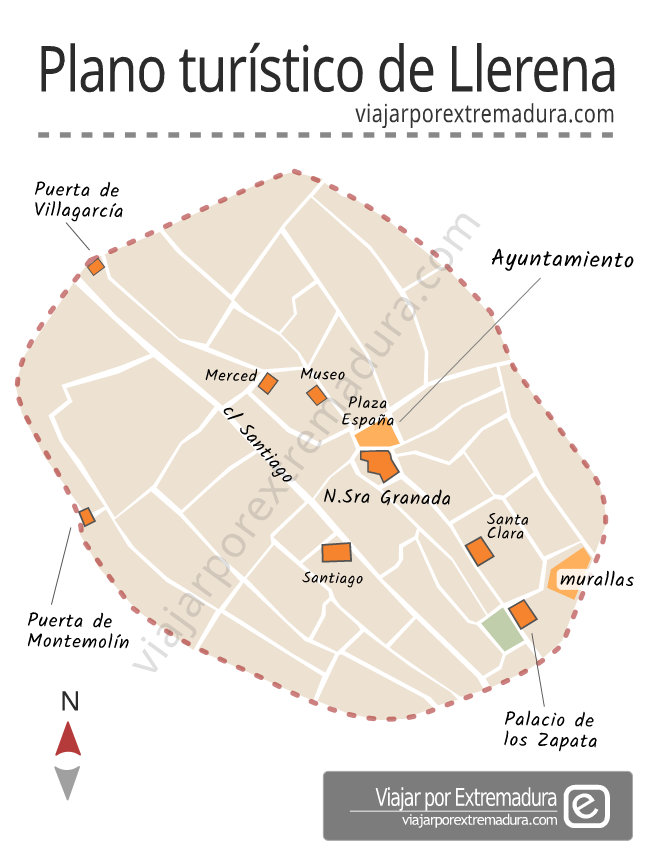 Plano de Llerena