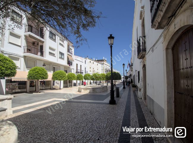 Calle y plaza de Olivenza