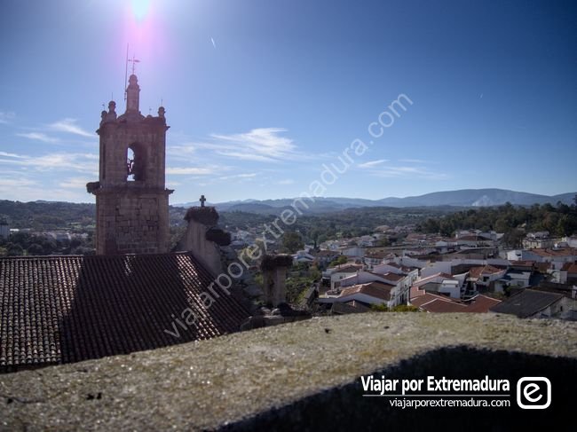Vistas desde el castillo de Valencia de Alcántara