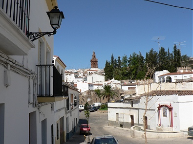 Jerez de los Caballeros.  Vistas de la zona alta