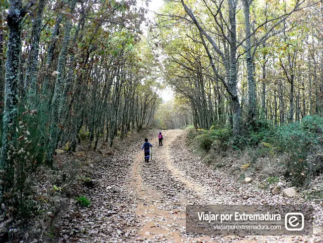 Senderismo Extremadura en otoño