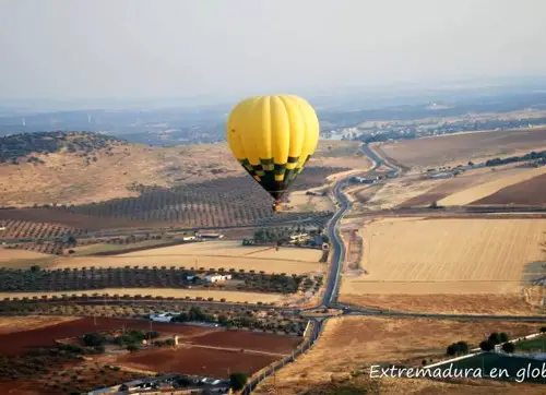Extremadura en globo. Turismo activo