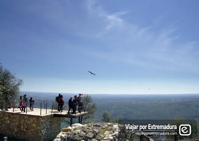 Parque Nacional de Monfragüe - Mirador en lo alto del castillo