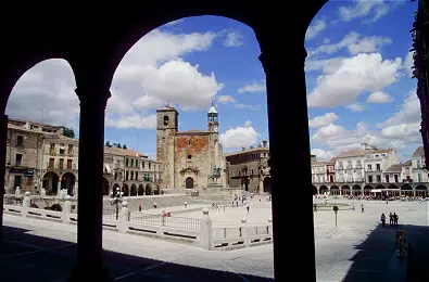 Vista de la Plaza Mayor de Trujillo - Extremadura