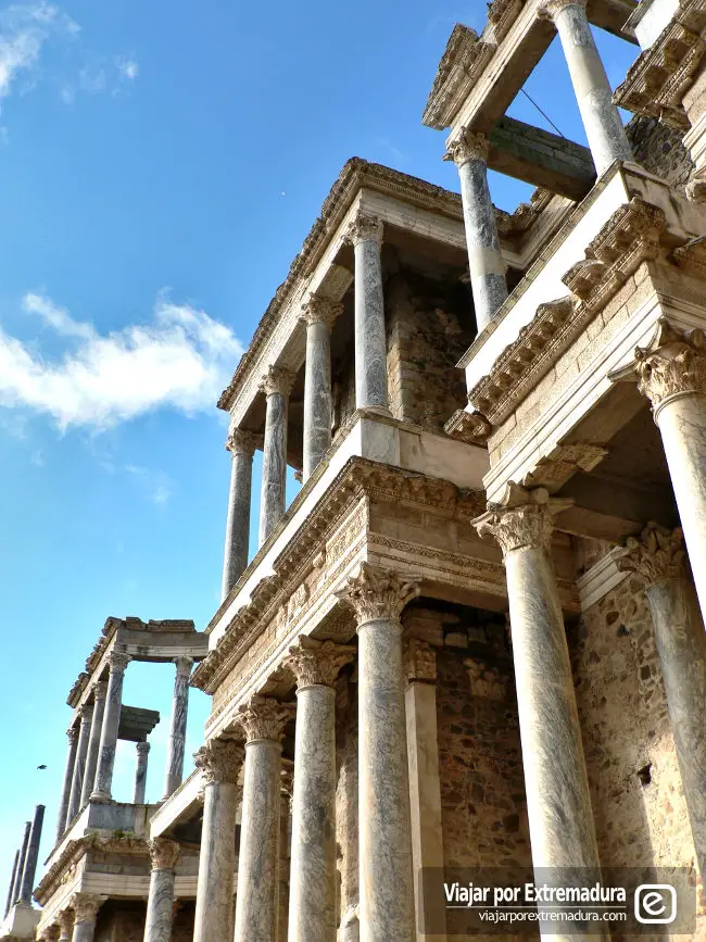 Columnas del Teatro Romano de Mérida