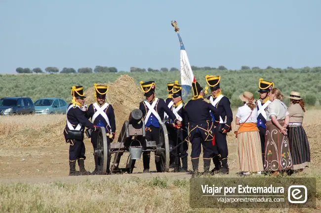 Recreación de la Batalla de la Albuera. Extremadura