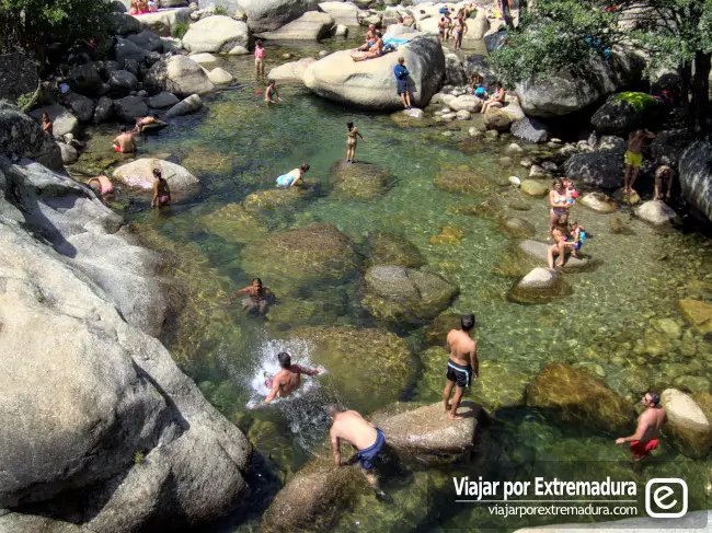 Extremadura con niños - Piscinas naturales