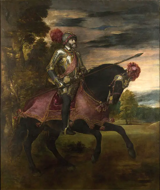 Carlos V a caballo en Muhlberg - Tiziano
