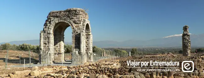 Ciudad Romana de Cáparra. Extremadura historia