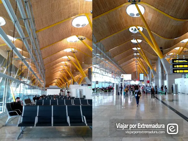 Interior del Aeropuerto Madrid-Barajas