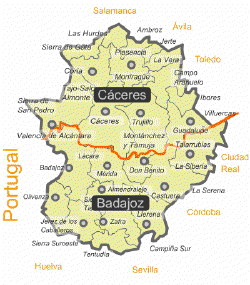 Oficinas de Turismo de Extremadura