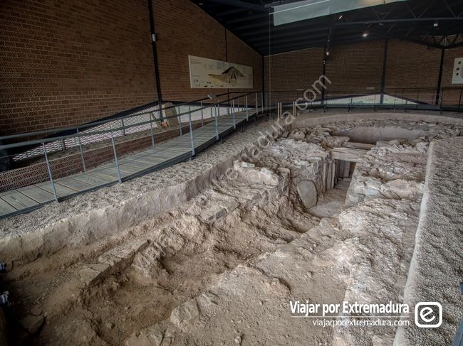 Interior del yacimiento de Huerta Montero