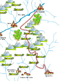 Senderismo. Valle del Jerte. Ruta de Carlos V