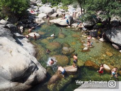 Piscinas naturales en el Valle del Jerte